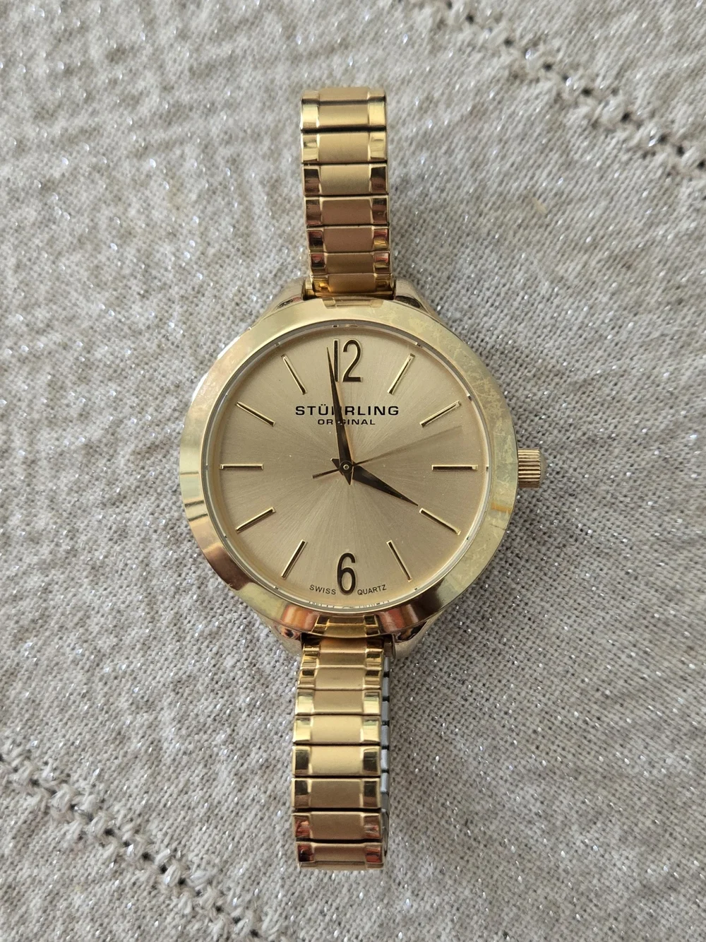 Stuhrling Original Gold Tone Women's Bracelet Watch